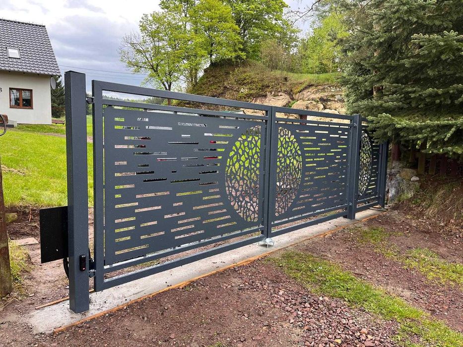 Brama wjazdowa 4m + furtka