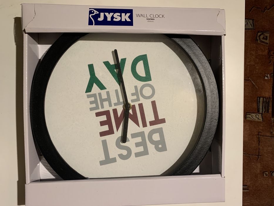 Zegar na ścianę nowy Jysk