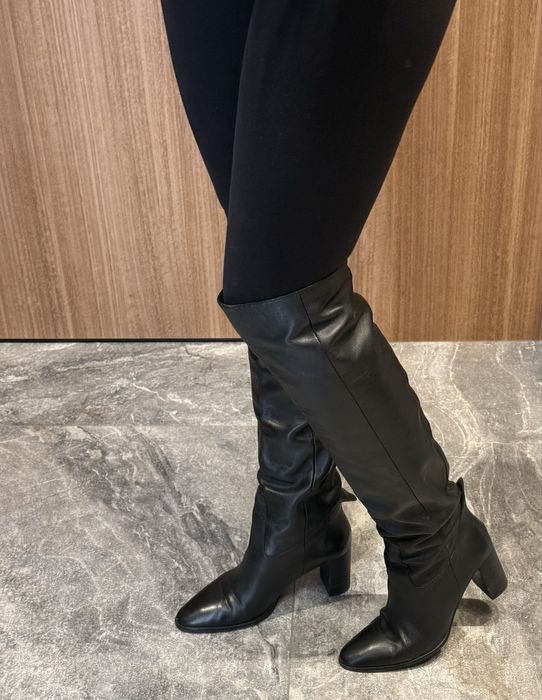 Сапоги Massimo Dutti, шкіра 38 розмір