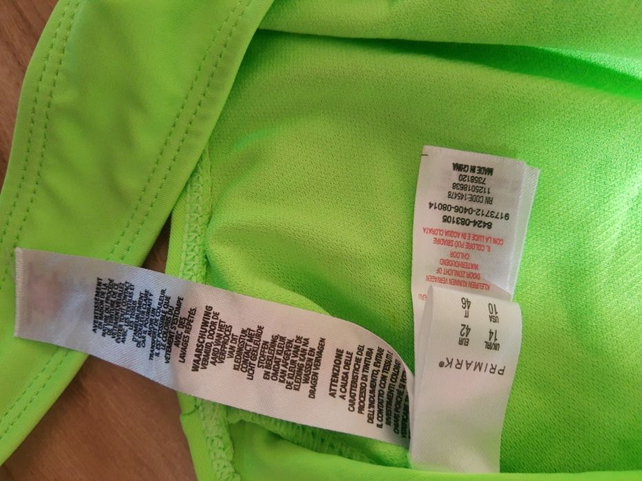 Strój kąpielowy rozmiar na metce