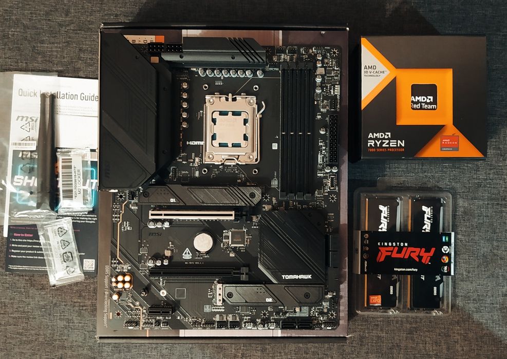 Ryzen 5 8400F+  B650 MAG MSI+ 32Gb DDR5 5500MHz комплект AM5