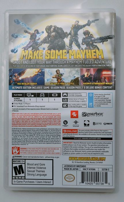 Borderlands 3 Ultimate Edition (Nintendo Switch)