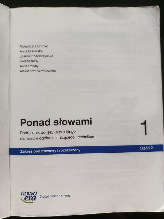 Ponad słowami 1 część 2 - Nowa Era
