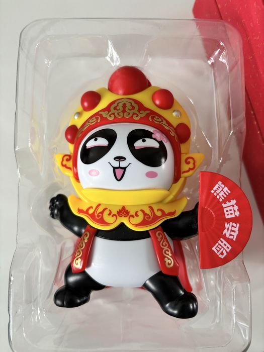 Figurki chińskie, panda, lalka pekińska opera