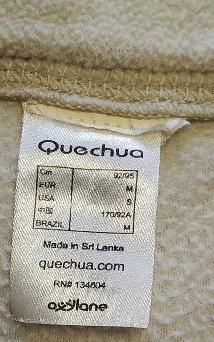 Quechua флисовая кофта/реглан