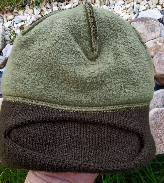 Тактична військова шапка-балаклава в'язана зимова на флісі Олива Койот