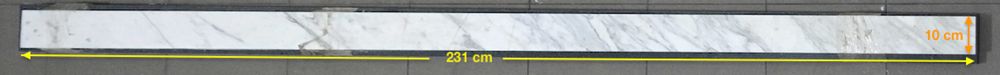 CALACATTA BIANCO ORYGINALNY Marmur włoski 0,23 m² (nr 12)