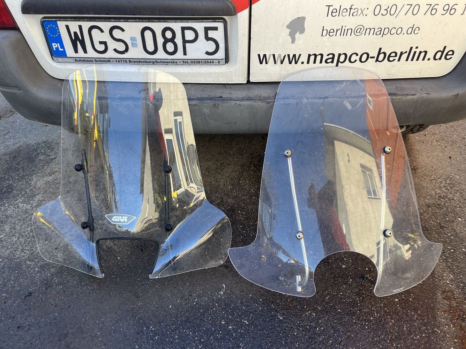 Szyba/owiewka skuter Piaggio/Sym/Vespa/Kymco/Retro