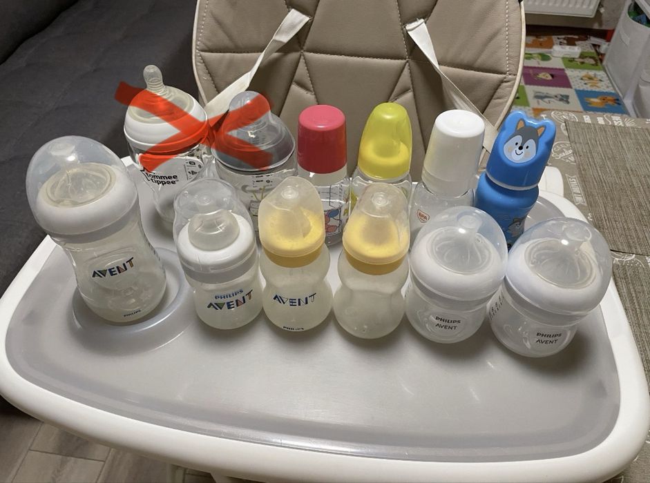 Пляшечки для годування Philips Avent, Canpol Babies, Tommee Tippee