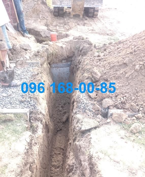 Септик, каналізація. Круги, кільця, кольца. Копання криниць, чистка.