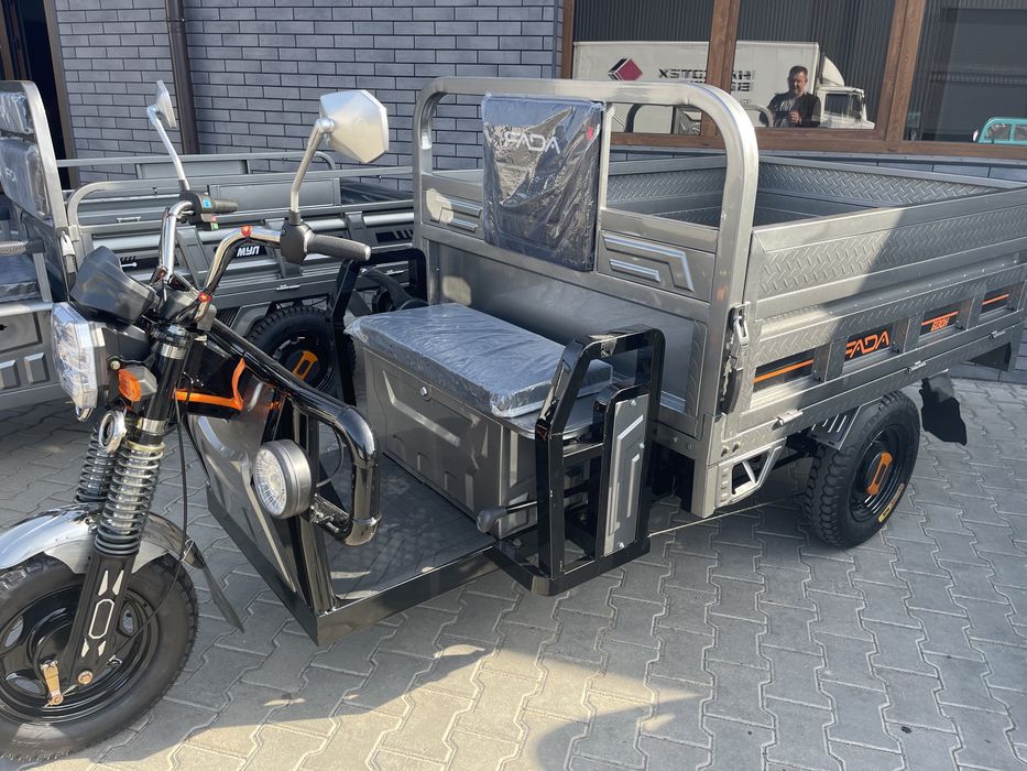 Вантажний груз Електротрицикл Муравей Fada  Мул, Вол, Бізон 2 квт