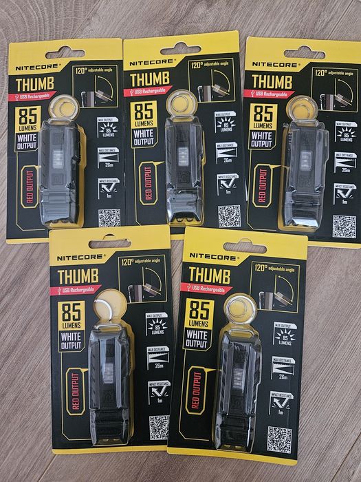 Nitecore THUMB 85 lumens, наключний ліхтар