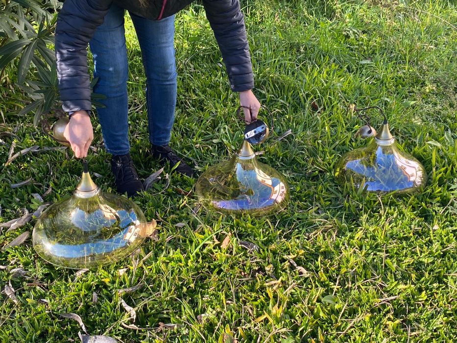 Três candeeiros novos