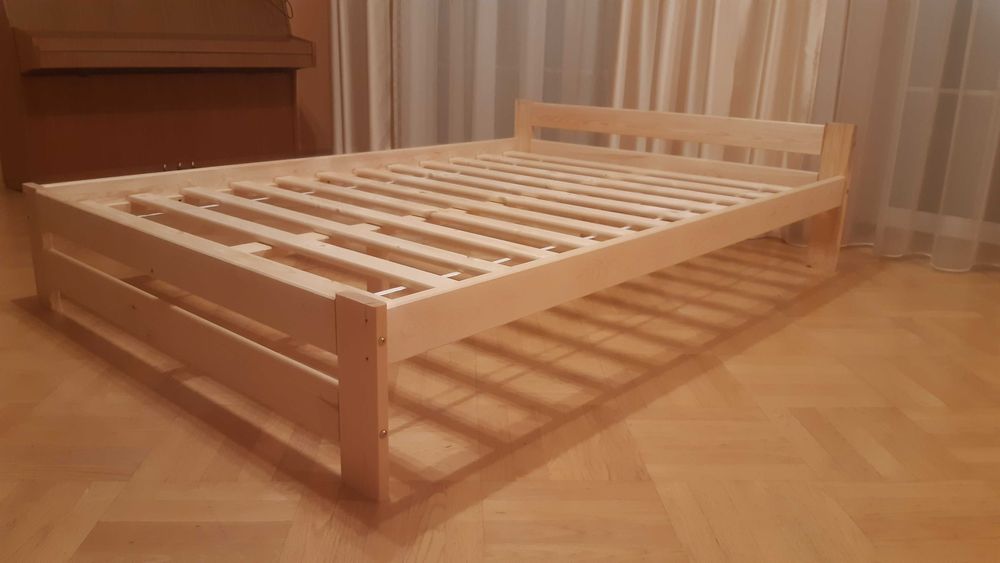 Łóżka drewniane sosnowe 140x200 STELAŻ PRODUCENT