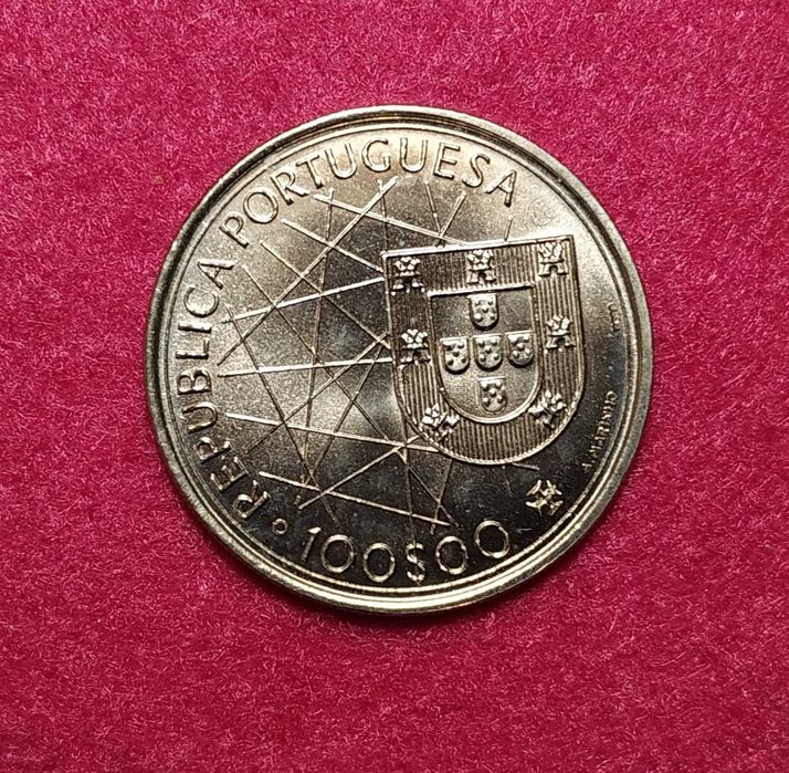 Portugal - moeda de 100 escudos de 1989 - Açores