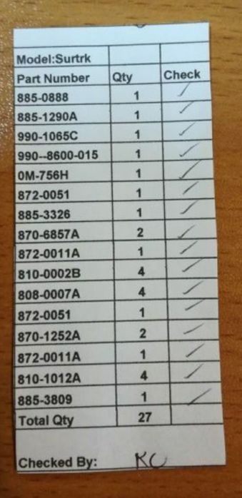 Комплект кріпильний для APC Smart UPS RT SURTRK для установки в 19''