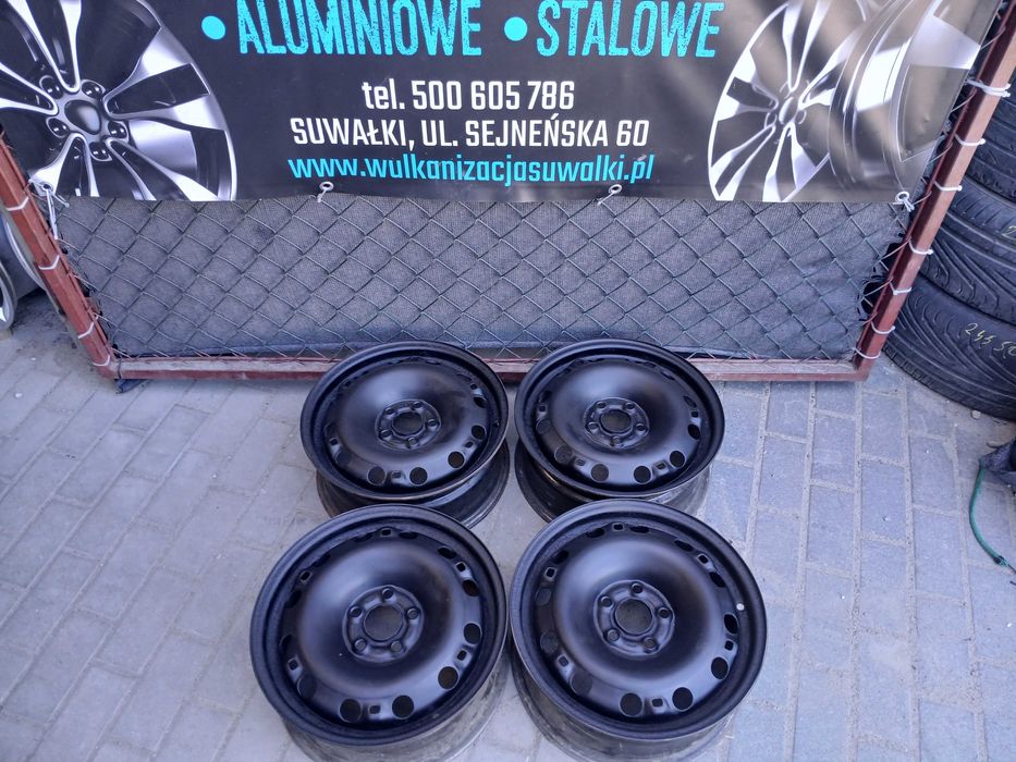 4x felgi R15 5x100 ET43 Skoda Fabia Rapid Vw Golf 4 Seat Ibiza Audi a3