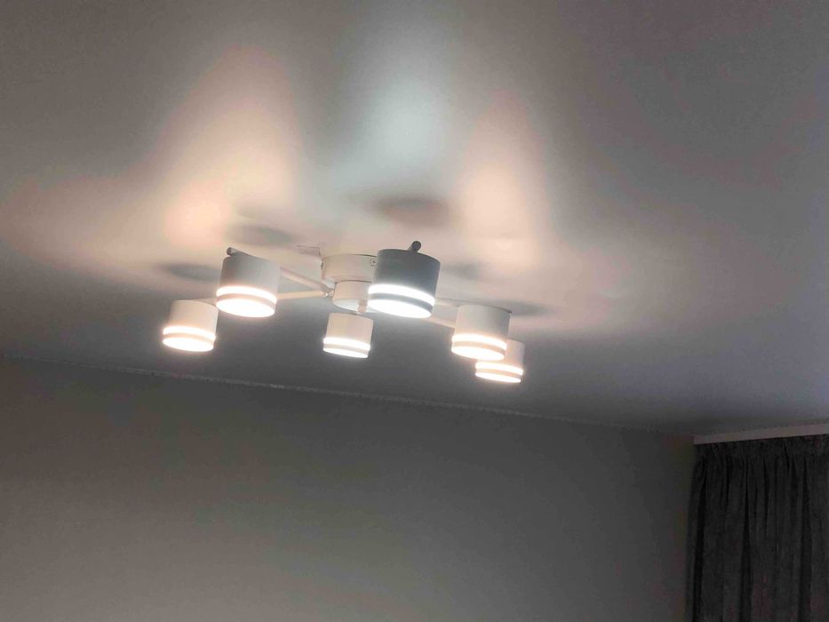 Люстра ELA 6R  Черная на 6 ламп GX53 (БЕСПЛАТНАЯ Доставка)