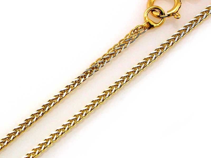 Nowy Piękny Złoty naszyjnik lisi ogon FOX próba 585. Sklep