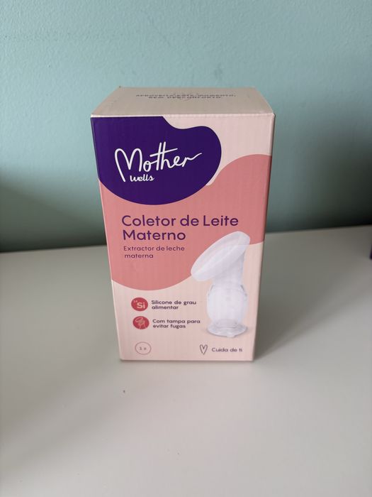 Colector leite Wells + almofada mamária quente e fria