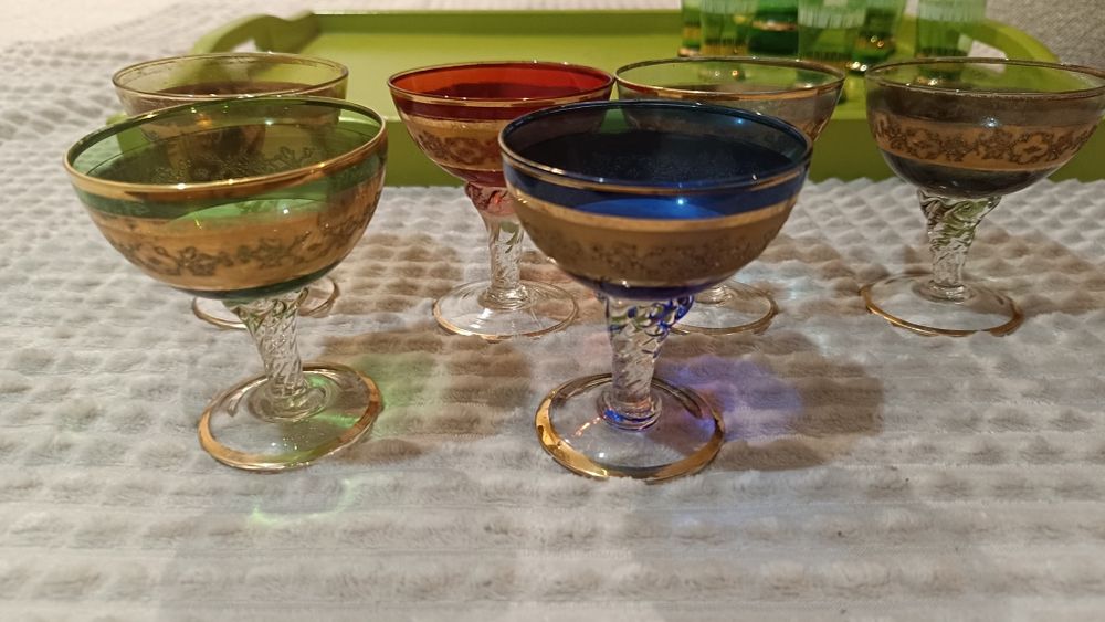 Coleção de copos vintage