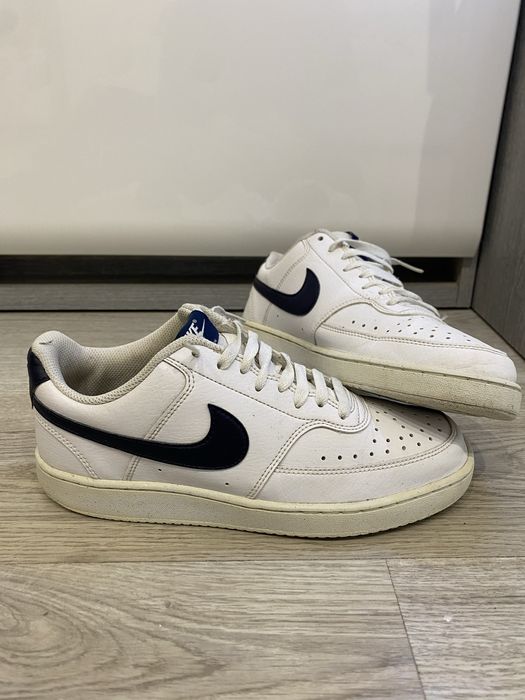 Nike Court Vision Brancas – Símbolo Azul – Tamanho 40