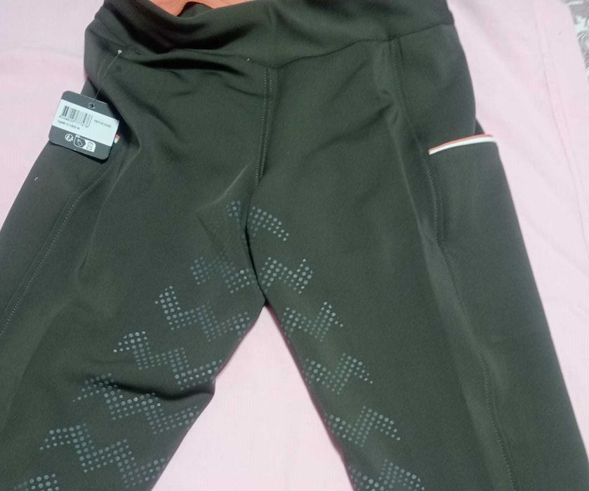 Calças / Leggings de Equitação Riding World Agadir Cinza