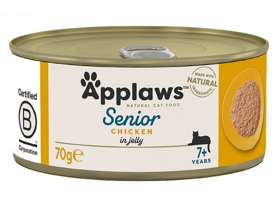 Karma bez sztucznych dodatków dla starszego kota Applaws Kurczak 70g