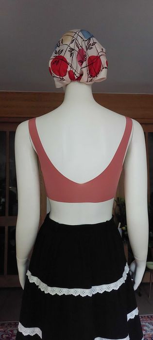 miękki brzoskwiniowy biustonosz bezszwowy Sloggi soft braletka Zero Feel 2.0 Bralette 38 M