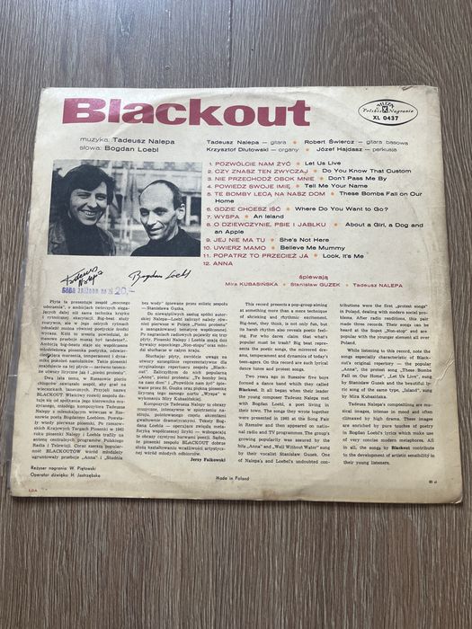 Blackout winyl xl hi-fi