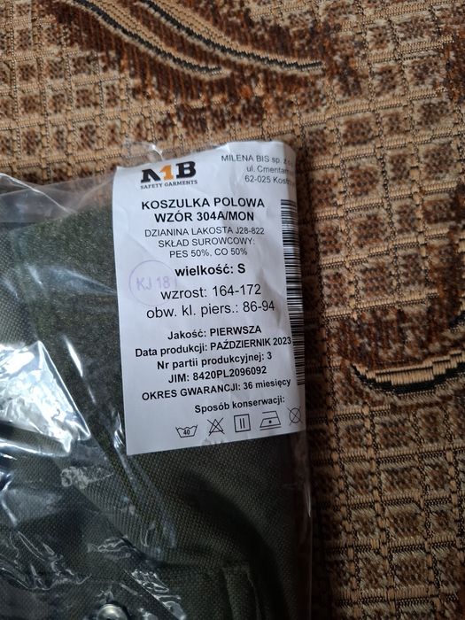 Koszulka polowa WP wzór 304A/MON roz. S.