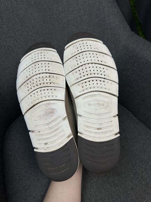 Фірмові шкіряні туфлі топсайдери мокасини geox