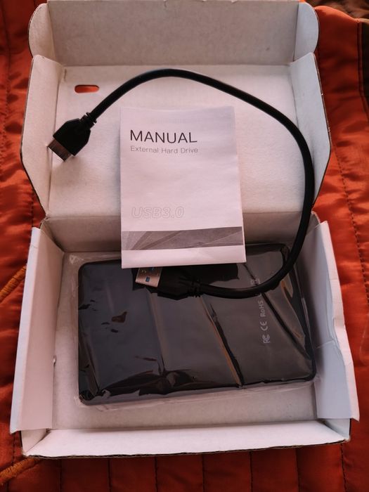 Disco externo com 120GB novo!