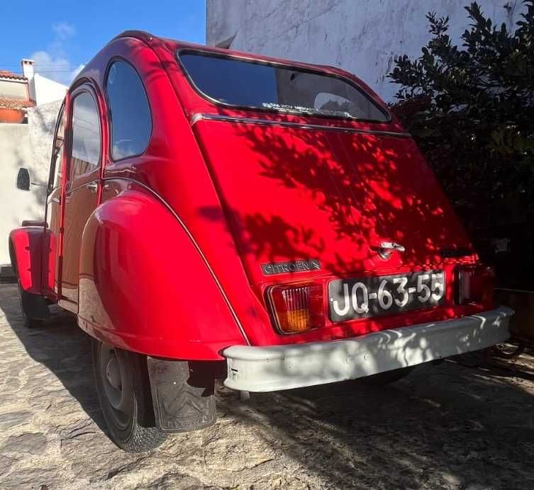 Citroen 2CV 6club de 1987 vermelho