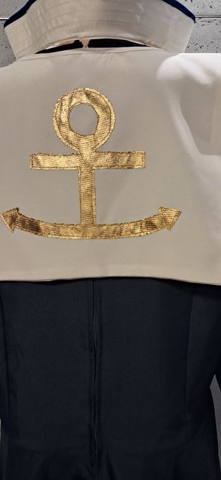 Strój przebranie kostium pani marynarz