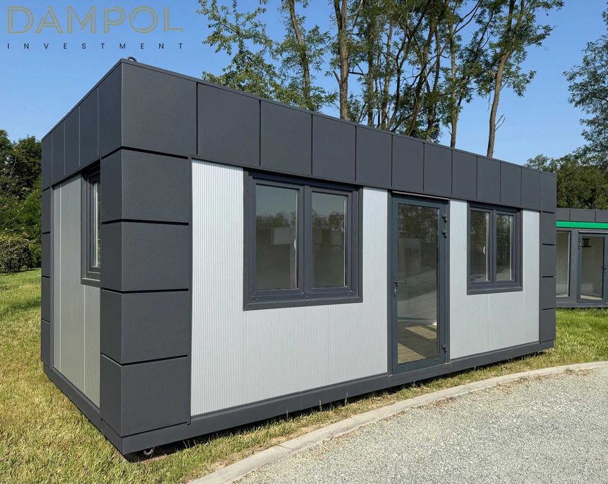 Kontener budowlany 7x3 | biuro budowy, zaplecze | 700x300