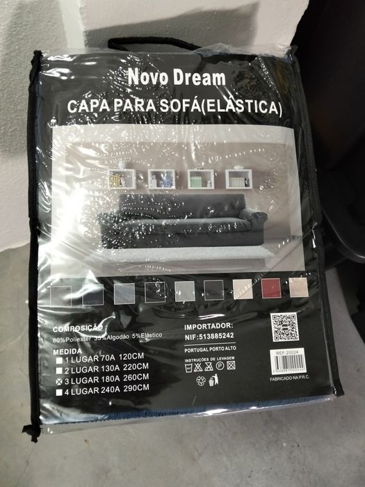 Capa para sofá 3 lugares