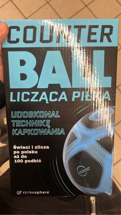 Niebiesko-czarna piłka licząca