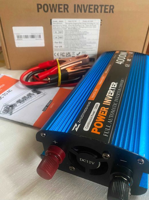 Перетворювач напруги 4000W Потужний Інвертор Power Inverter