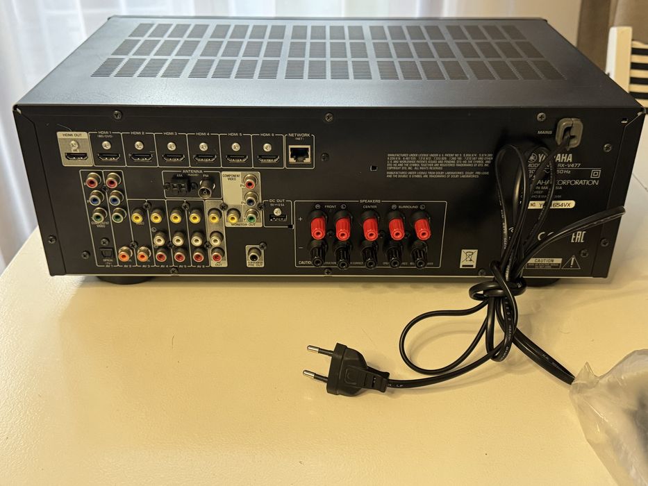 Amplituner Yamaha RX-V477 Airplay HDMI 5.1 kino
