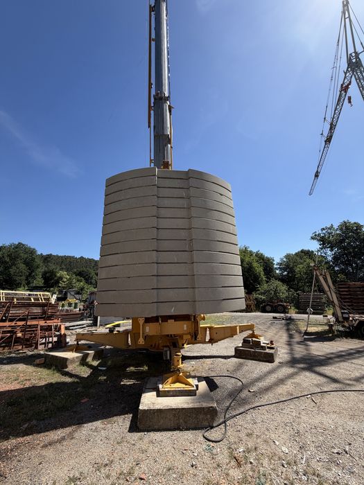 Grua automentante potain hdt70 -45m