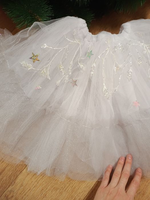 Спідниця сніжинка та обруч набір