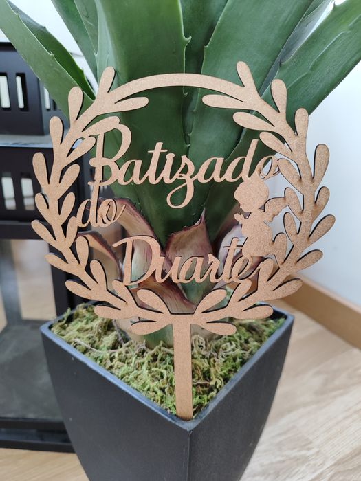 Topo de bolo Batizado