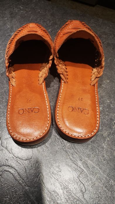 Шкіряні мюлі Cano (Huaraches) преміум, ручна робота, розмір 39