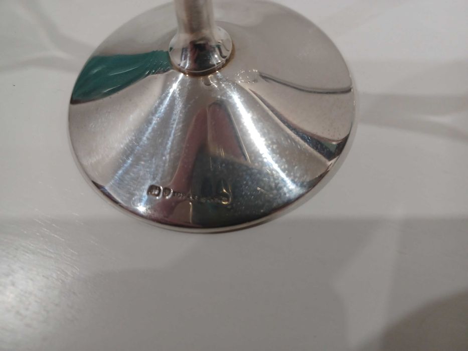 2 Flute topázio em prata e cristal
