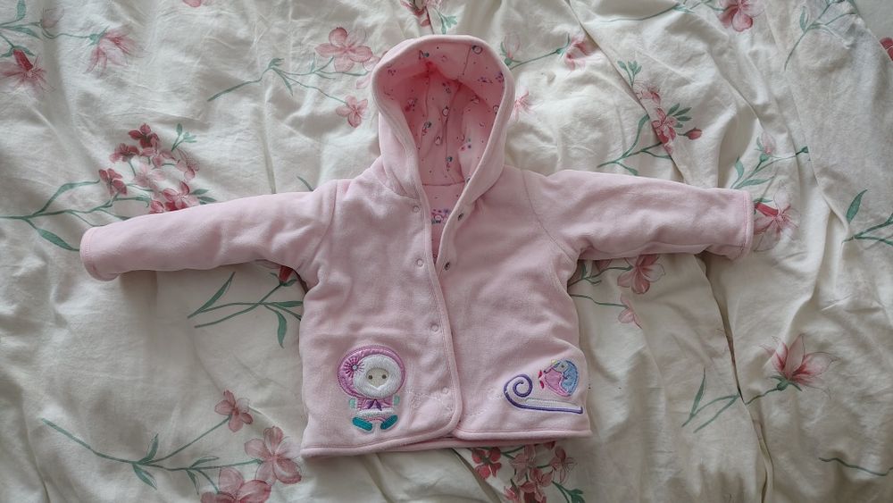 Ciepła bluza/kurteczka 62/68