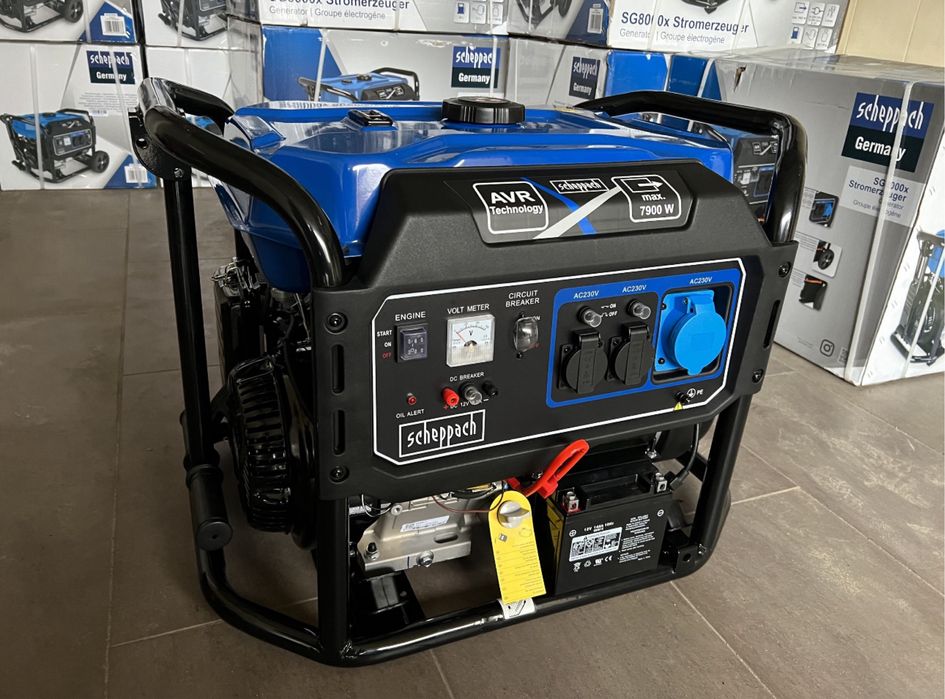 Генератор Scheppach SG6500X | 6.5 кВт | Германия!!!