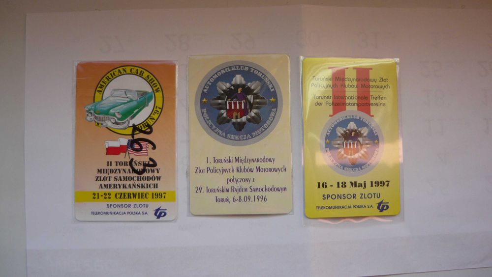 Zestaw 3 nowe karty telefoniczne- likwidacja zbiorów