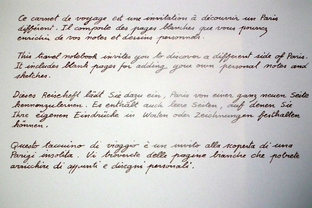 Sketch book para uma viagem a Paris, da Louis Vuitton. Envio gratuito.