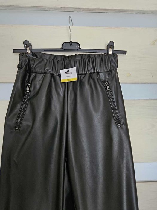 joggery skóra ekoskóra na gumce XXS/32